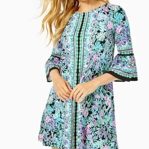 Lilly Pulitzer Ophelia Dress Let’s Get Wild Medium NWT